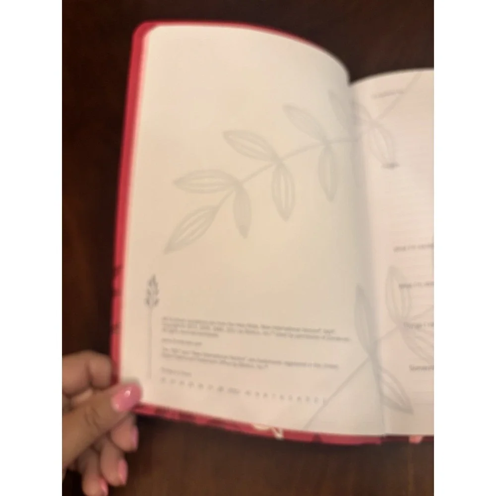Zondervan NIV Holy Bible w/‎ Fill my Heart with Joy Journal Notepad-Leathersoft